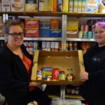 Angie Comerford and Jo Durkin (R) of Hebburn Helps.